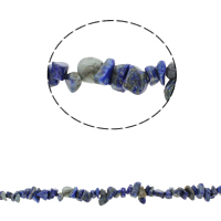Gemstone Chips, Natural Lapis Lazuli, 5-13mm Approx 0.8mm Approx 33.8 Inch, Approx 