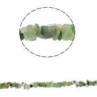 Perles en pierre d'agate mousse naturelle, chips, 5-13mm Environ 0.8mm Environ 34.6 pouce, Environ Vendu par brin