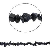 Gemstone Chips, Blue Goldstone, 5-13mm Approx 0.8mm Approx 33.8 Inch, Approx 