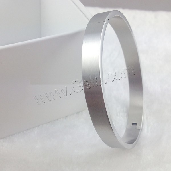 Titanium Steel Couple Bangle, different styles for choice, original color, Sold By PC