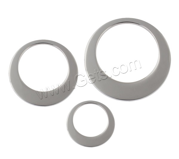 Stainless Steel Linking Ring, Donut, different size for choice, original color, Sold By PC