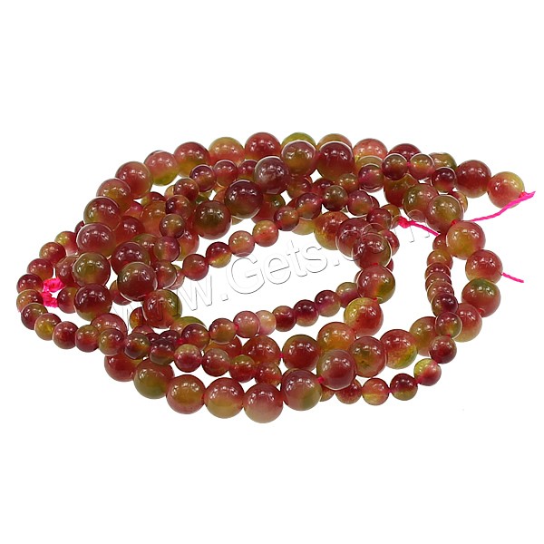 Dyed Jade Beads, Round, different size for choice, Sold By PC