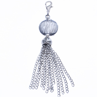 Zinc Alloy Chain Fringe, with iron chain, antique silver color plated, nickel, lead & cadmium free Approx Approx 3.1 Inch 
