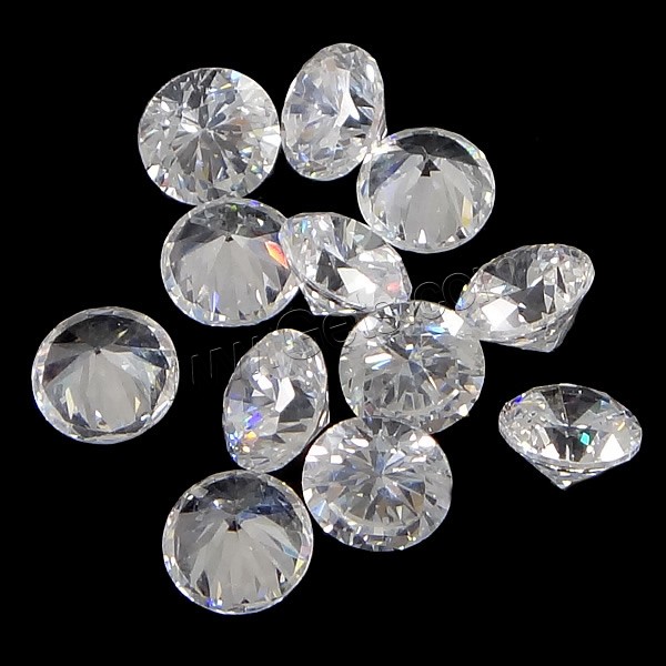Cabochons en zircone cubique, zircon cubique, diamant, normes différentes pour le choix & dos de Rivoli, cristal, grade AAA, 10000PC/sac, Vendu par sac