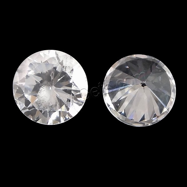 Cubic Zirconia Cabochons, Diamond Shape, different size for choice & rivoli back, Crystal, Grade AAA, 10000PCs/Bag, Sold By Bag