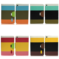 cuir PU Titulaire de la couverture de l'iPad, rectangle, styles différents pour le choix, plus de couleurs à choisir, 246mm, Vendu par PC