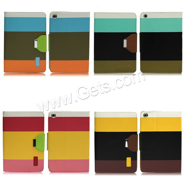 PU Leather Ipad Cover Holder, Rectangle, different styles for choice, more colors for choice, 246mm, Sold By PC
