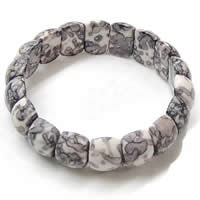 Rain Flower Stone Bracelets, with Elastic Thread, synthetic Approx 7.5 Inch, Approx 