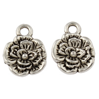 Zinc Alloy Flower Pendants, plated lead & cadmium free Approx 2mm, Approx 