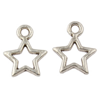 Zinc Alloy Star Pendant, plated lead & cadmium free Approx 1.5mm, Approx 