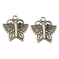 Zinc Alloy Animal Pendants, Butterfly, plated lead & cadmium free Approx 1.5mm, Approx 
