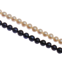 Potato Cultured Freshwater Pearl Beads, natural 7-8mm Approx 0.8mm Approx 14.5 Inch 