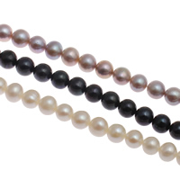 Potato Cultured Freshwater Pearl Beads, natural 8-9mm Approx 0.8mm Approx 15.3 Inch 
