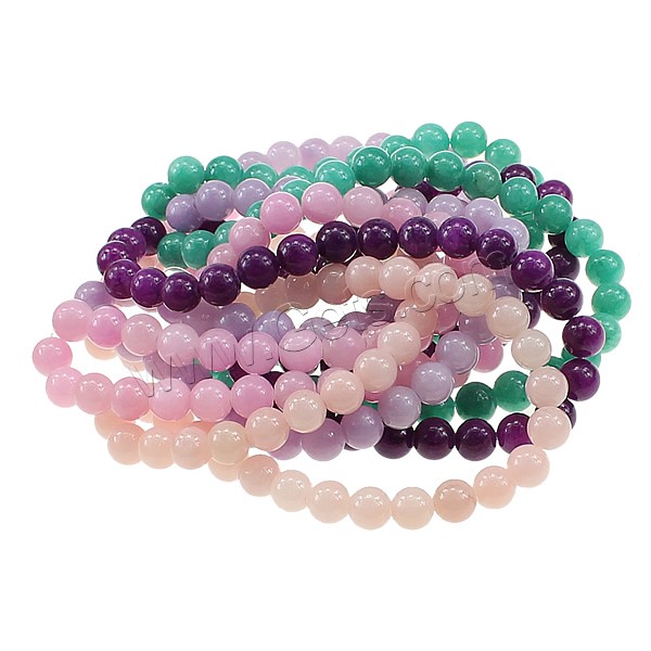 Dyed Marble Beads, Round, different size for choice, more colors for choice, Hole:Approx 1mm, Length:Approx 16 Inch, Sold By Strand