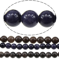Dyed Marble Beads, Round Approx 1mm Approx 16 Inch 