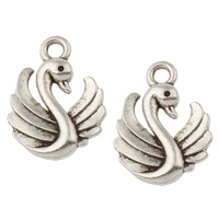 Zinc Alloy Animal Pendants, Swan, plated lead & cadmium free Approx 2mm, Approx 