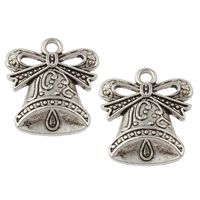 Zinc Alloy Christmas Pendants, Christmas Bell, plated, Christmas jewelry lead & cadmium free Approx 2mm, Approx 