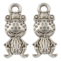Zinc Alloy Animal Pendants, Frog, plated lead & cadmium free Approx 1mm, Approx 