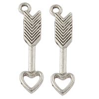 Zinc Alloy Jewelry Pendants, Arrow, plated lead & cadmium free Approx 1mm, Approx 
