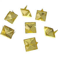 真鍮爪リベット, 銅, ピラミッド, メッキ, 無色 内径:約 5.5mm, 10000パソコン/バッグ, 売り手 バッグ