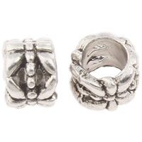 Zinc Alloy European Beads, Drum, plated, without troll lead & cadmium free Approx 5mm, Approx 