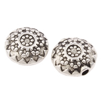 Zinc Alloy Flat Beads, Flat Round, plated lead & cadmium free Approx 1mm, Approx 