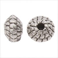 Zinc Alloy Jewelry Beads, Rondelle, plated lead & cadmium free Approx 1mm, Approx 