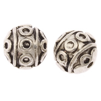 Zinc Alloy Jewelry Beads, Round, plated lead & cadmium free, 7mm Approx 1mm, Approx 