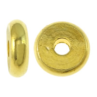 Brass Spacer Beads, Flat Round, plated Approx 1.5mm 