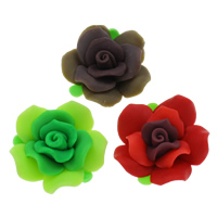 erles fimo en fleur, argile de polymère, fait à la main, normes différentes pour le choix, plus de couleurs à choisir Environ 1-1.5mm Vendu par sac