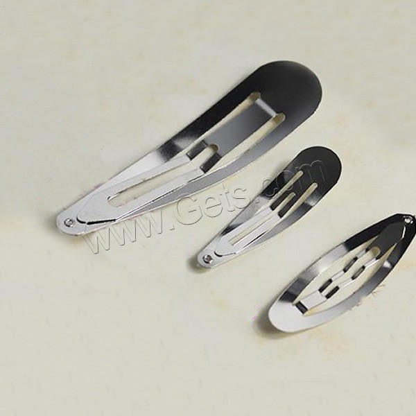 Snap Clip Findings, Iron, platinum color plated, different size for choice, 10PCs/Bag, Sold By Bag