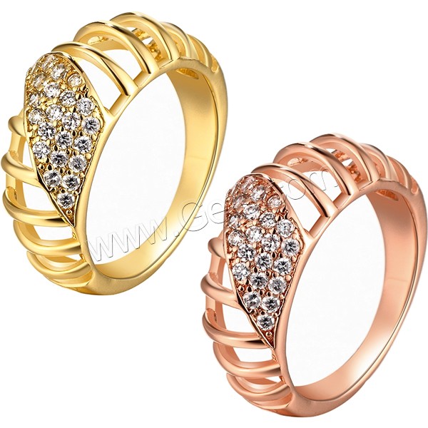 Brass, plated, different size for choice & micro pave cubic zirconia, more colors for choice, 9mm, Sold By PC