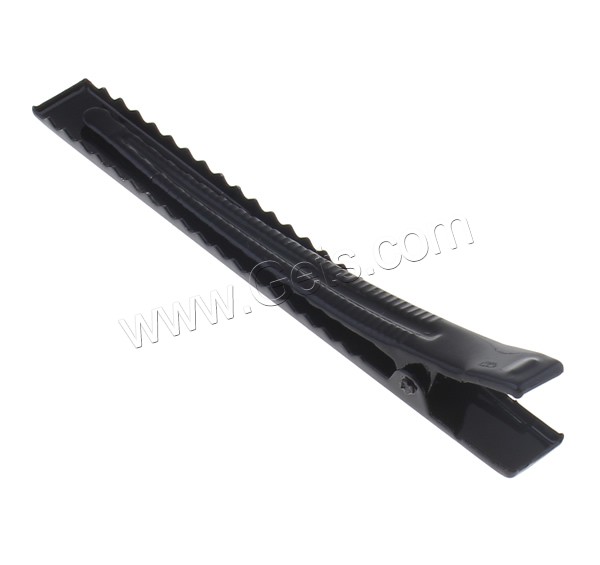 Alligator Hair Clip, Zinc Alloy, painted, different size for choice, black, nickel, lead & cadmium free, Sold By Bag