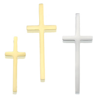 Stainless Steel Cross Pendants, plated Approx 2.5mm 