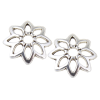 Zinc Alloy Bead Caps, Flower, plated lead & cadmium free Approx 1mm, Approx 