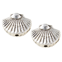 Zinc Alloy Jewelry Beads, Shell, plated lead & cadmium free Approx 1.5mm, Approx 