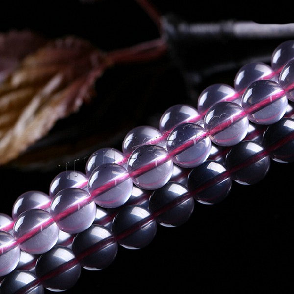 Natürliche Rosenquarz Perlen, rund, verschiedene Größen vorhanden, Länge:15 ZollInch, verkauft von Strang