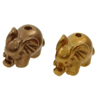 Synthetic Coral Beads, Elephant, plated Approx 2mm 
