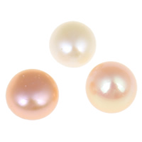 Half Drilled Cultured Freshwater Pearl Beads, Dome, natural, half-drilled Grade AA, 4-4.5mm Approx 0.8mm 