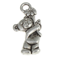 Zinc Alloy Animal Pendants, Bear, plated lead & cadmium free Approx 1.5mm, Approx 
