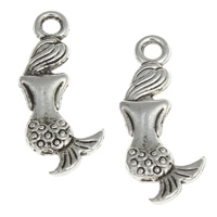 Character Shaped Zinc Alloy Pendants, Mermaid, plated lead & cadmium free Approx 1.5mm, Approx 