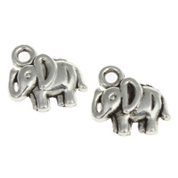 Zinc Alloy Animal Pendants, Elephant lead & cadmium free Approx 1.5mm, Approx 