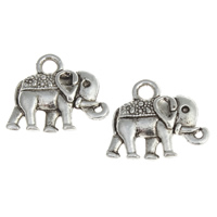 Zinc Alloy Animal Pendants, Elephant lead & cadmium free Approx 2mm, Approx 