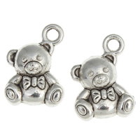 Zinc Alloy Animal Pendants, Bear, plated lead & cadmium free Approx 2mm, Approx 
