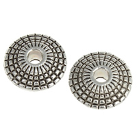 Zinc Alloy Jewelry Beads, Rondelle, plated lead & cadmium free Approx 1.5mm, Approx 