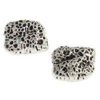 Zinc Alloy Nugget Beads, Nuggets, plated, hammered lead & cadmium free Approx 1mm, Approx 