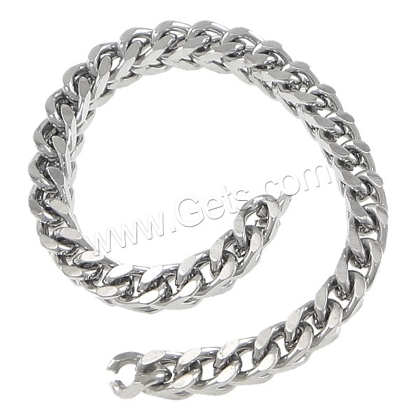 Stainless Steel Wheat Chain, different size for choice, original color, Sold By m