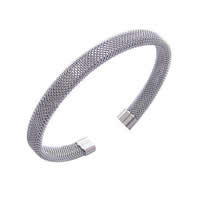 Stainless Steel Cuff Bangle, original color Inch 
