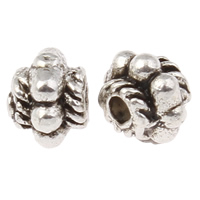 Zinc Alloy Jewelry Beads, Drum, plated lead & cadmium free Approx 1mm, Approx 