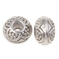 Zinc Alloy Jewelry Beads, Rondelle, plated lead & cadmium free Approx 2mm, Approx 